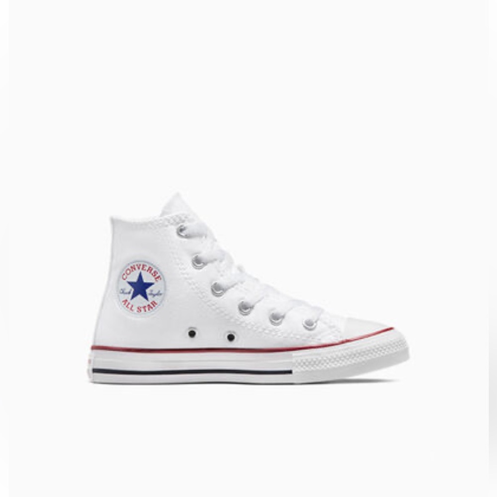 New Kids White Converse Chuck Taylor All Star High Top Sneakers - size 11